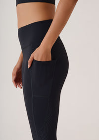 Reflective CoreActive Leggings- Slim Fit - Black