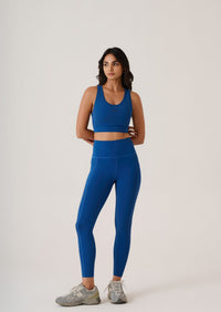 Reflective High Performance Leggings- Slim Fit - Dodger Blue