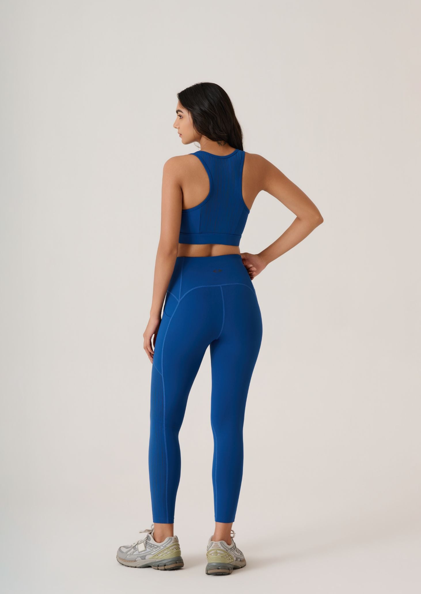 Reflective High Performance Leggings- Slim Fit - Dodger Blue