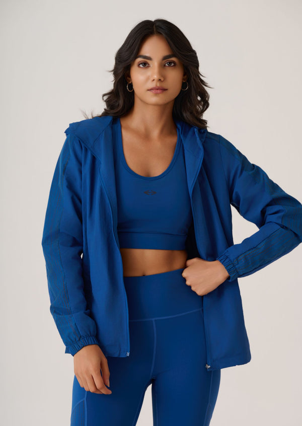 Reflective Athlete Jacket-Dodger Blue