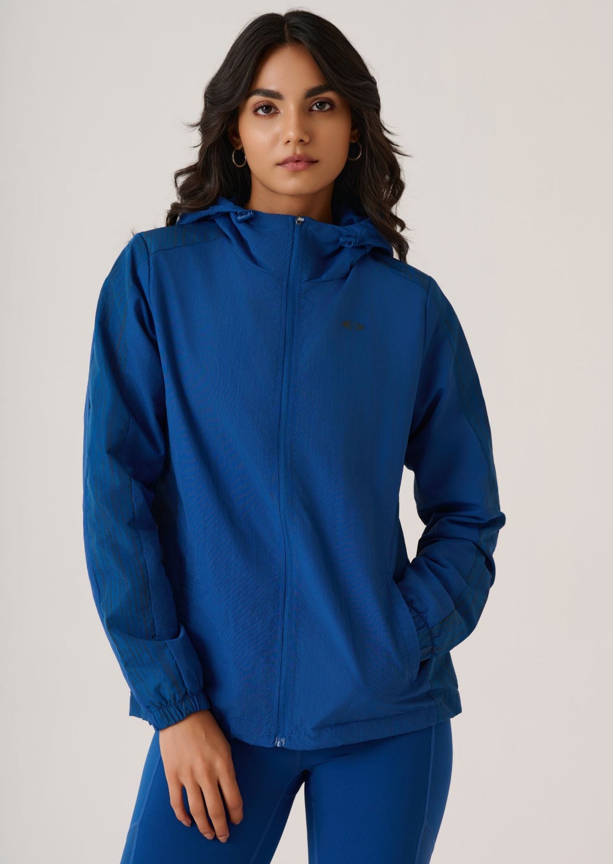Reflective Athlete Jacket-Dodger Blue