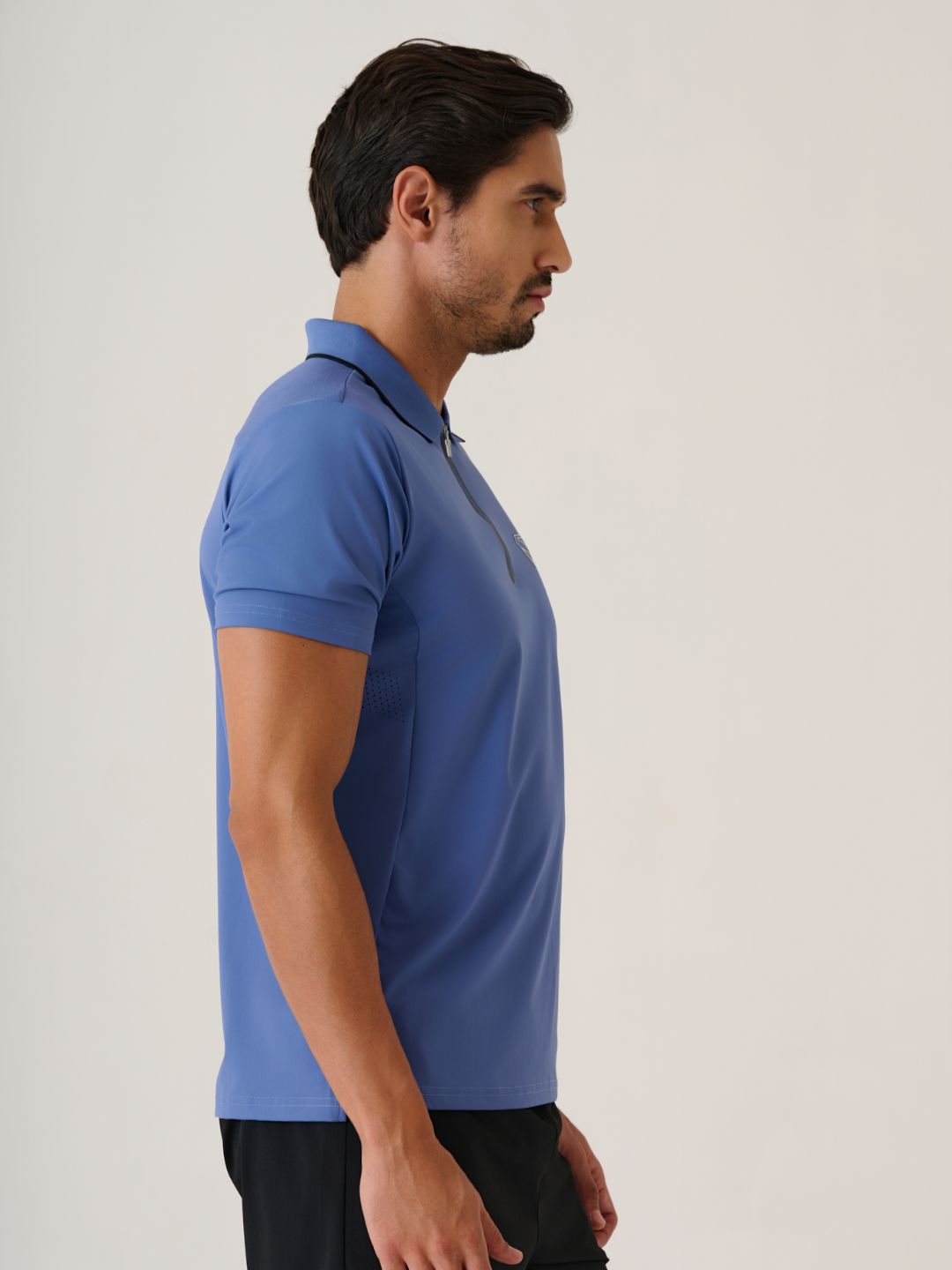 Men Superman high Performance Tee - CoastalBlue
