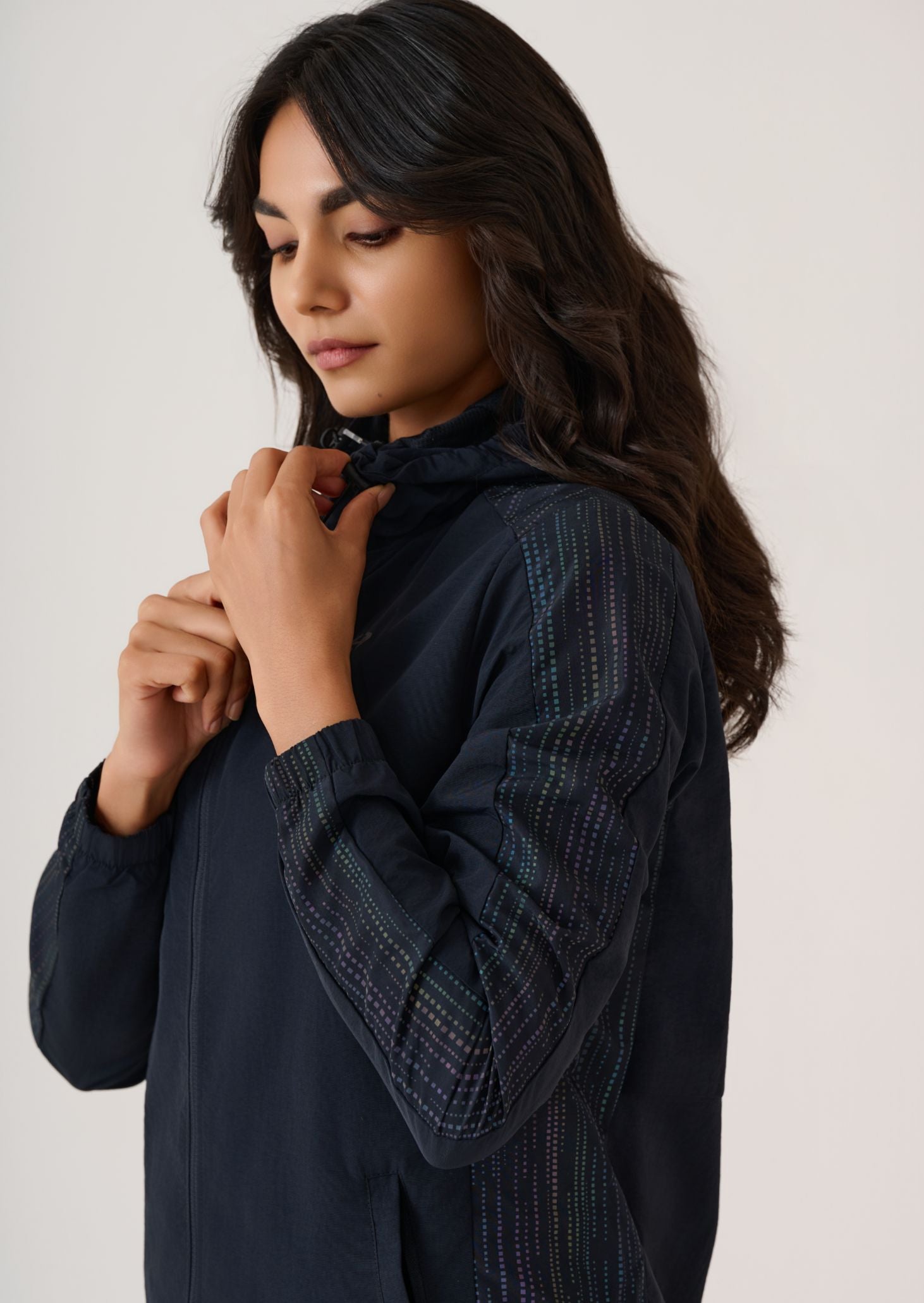 Reflective Athlete Jacket - Jet Black