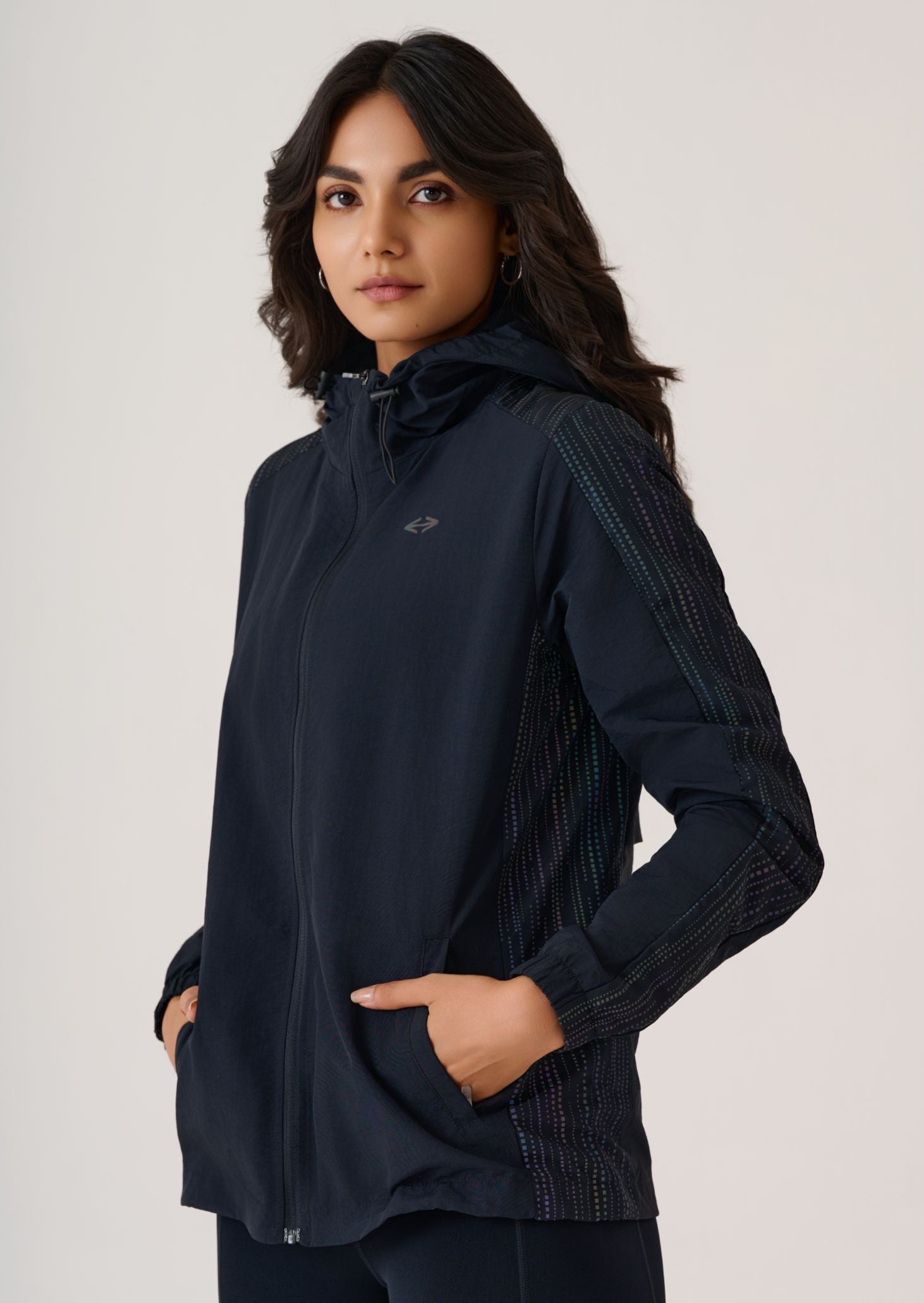 Reflective Athlete Jacket - Jet Black