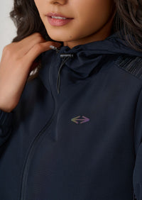 Reflective Athlete Jacket - Jet Black