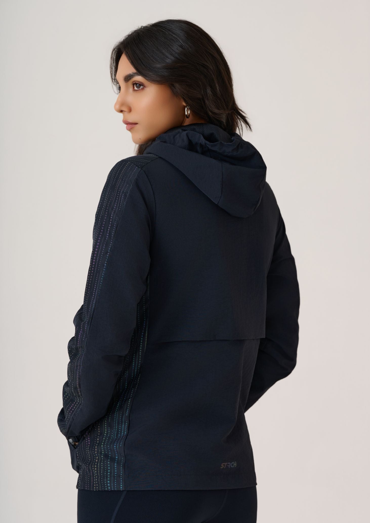 Reflective Athlete Jacket - Jet Black