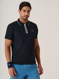 Men Superman high Performance Tee - JetBlack