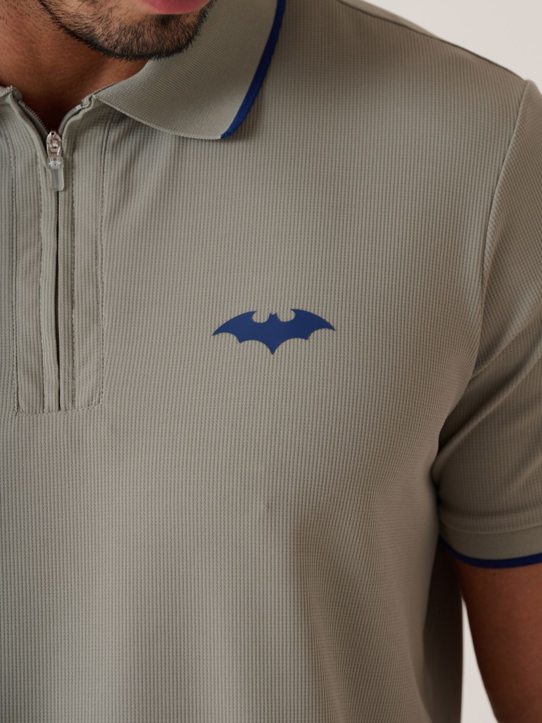 Men Dark Knight Polo 
- StoneGrey