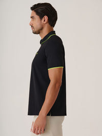 Men Dark Knight Polo 
- JetBlack