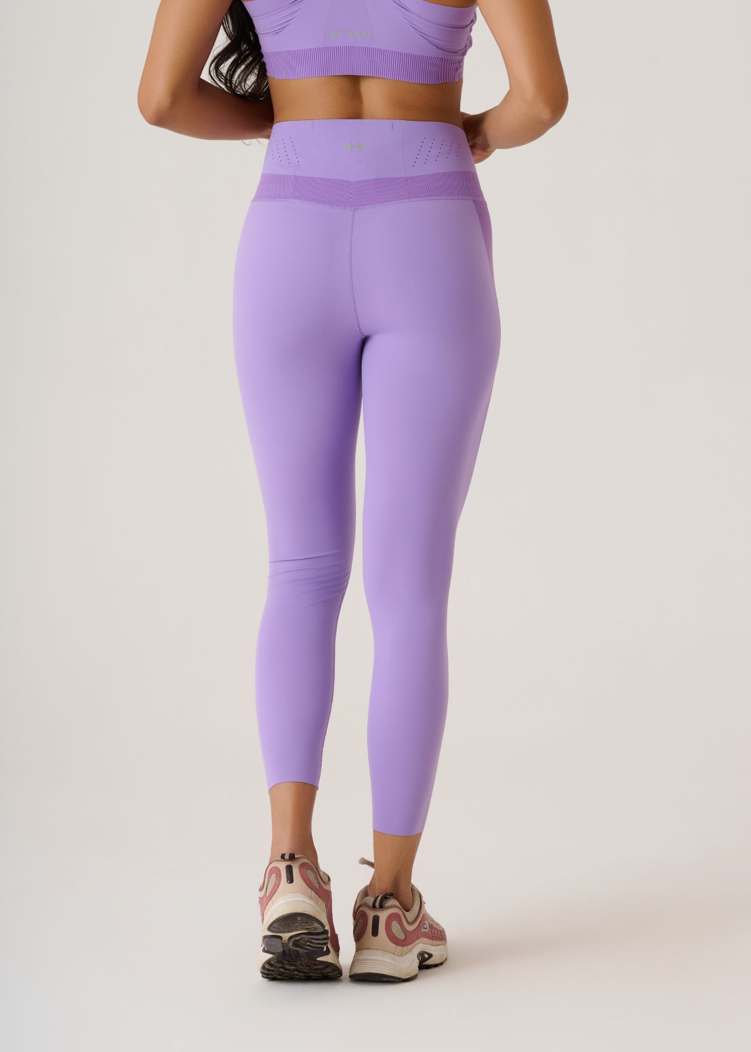 Bonded Anti-Roll Waistband Leggings - Slim Fit - Very Peri