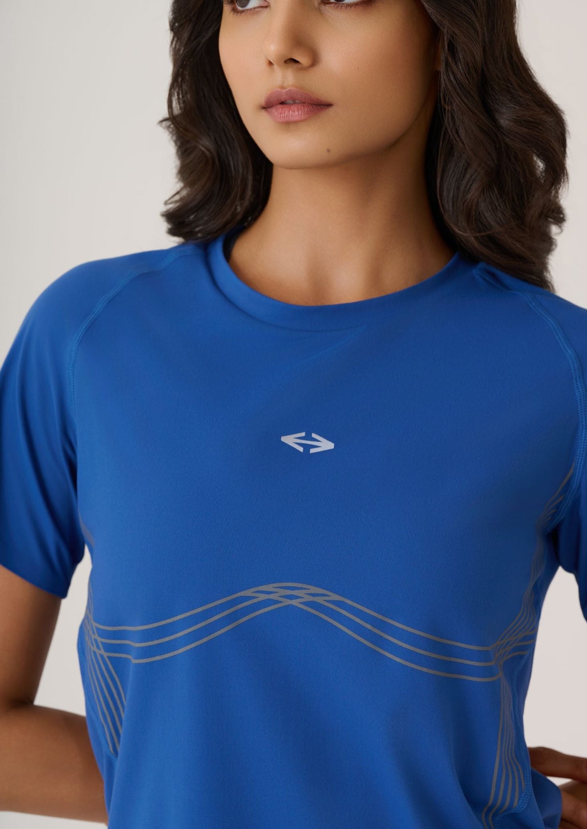 High Performance Bonded Tee-Dodger Blue