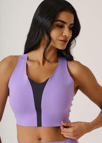 CoreActive Bonded Sports Bra-Very Peri