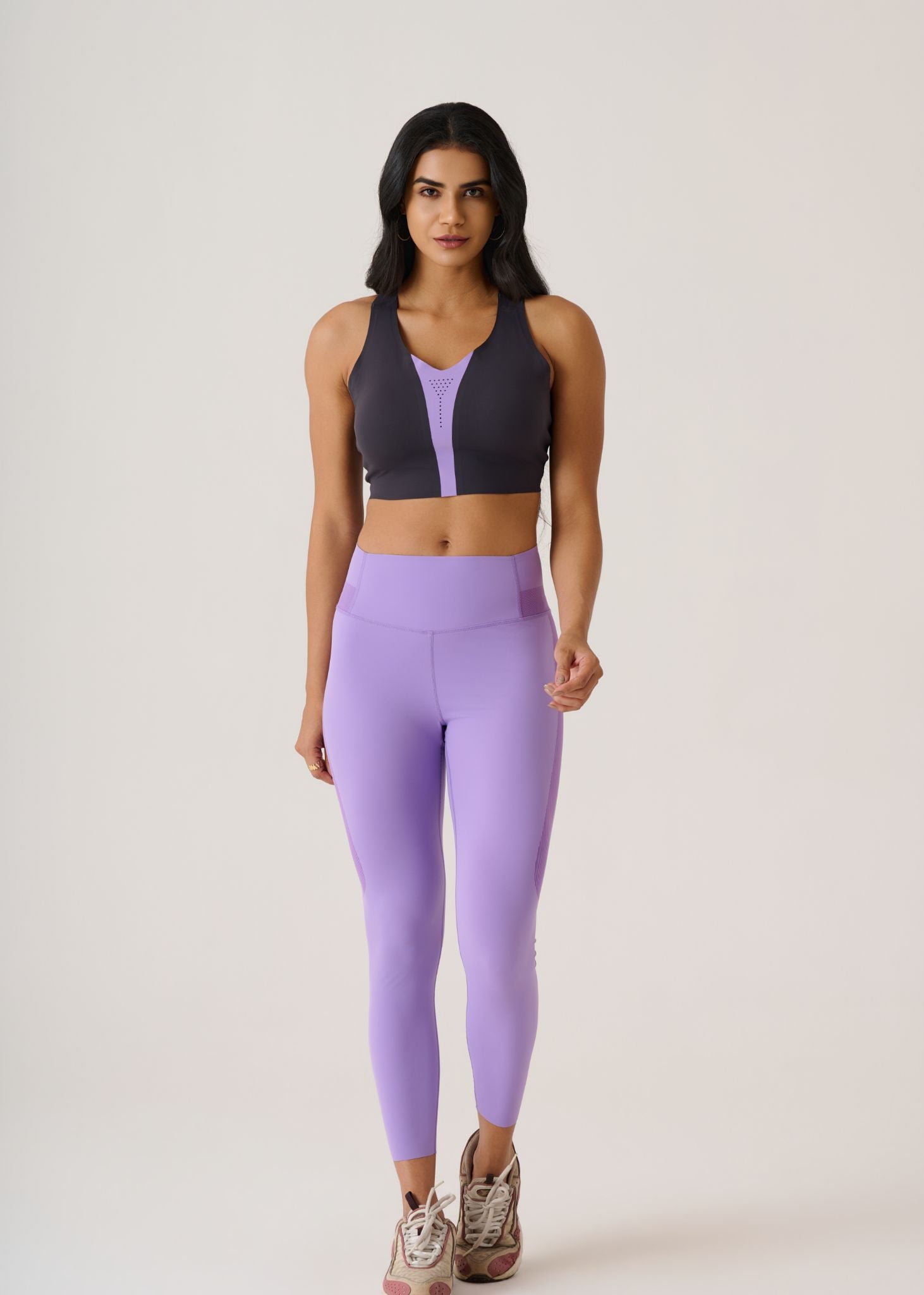 CoreActive Bonded Sports Bra-Jet Black