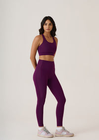 Ultimate Workout Leggings- Slim Fit - Midnight Purple