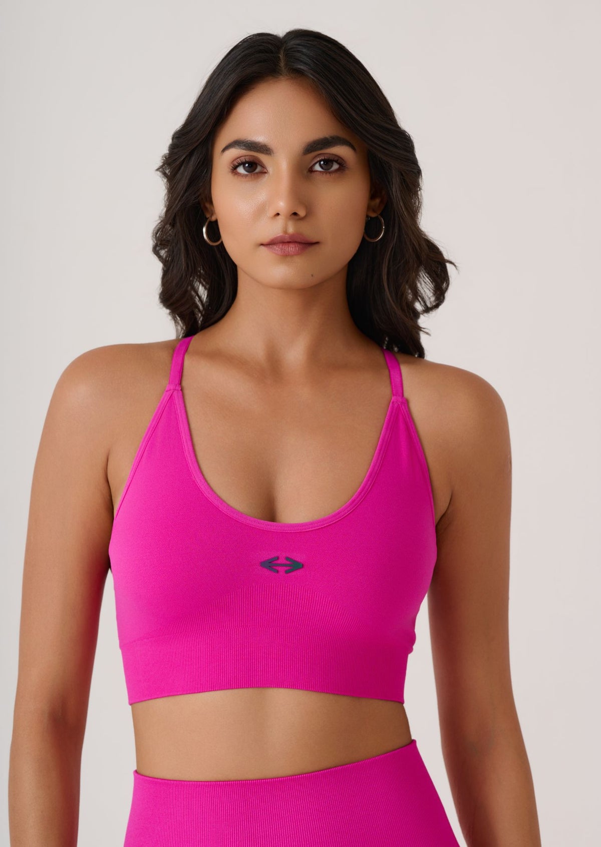 Ultimate Yoga Studio Sports Bra - Hot Pink