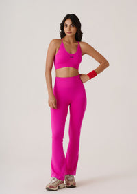 Ultimate Yoga Studio Sports Bra - Hot Pink