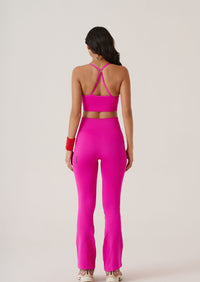 Ultimate Yoga Studio Sports Bra - Hot Pink