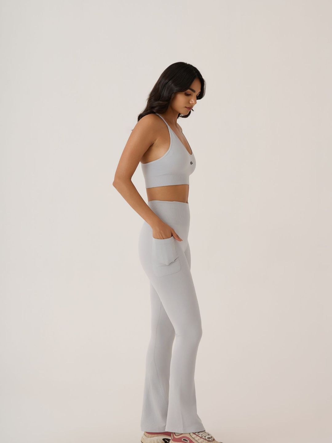 Ultimate Yoga Studio Sports Bra - Grey