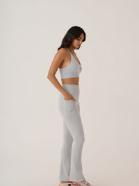 Ultimate Yoga Studio Sports Bra - Grey