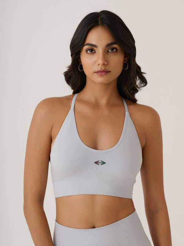 Ultimate Yoga Studio Sports Bra - Grey