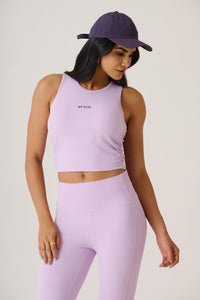 PlayCore Ribbed Tank-Mauve