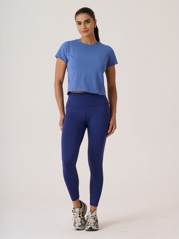 Women High Performance Mesh Tee 
- CoastalBlue