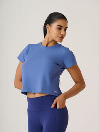Women High Performance Mesh Tee 
- CoastalBlue