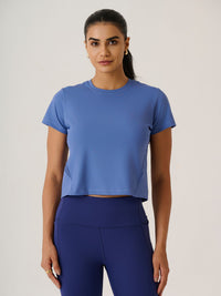 Women High Performance Mesh Tee 
- CoastalBlue