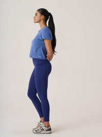 Women High Performance Mesh Tee 
- CoastalBlue