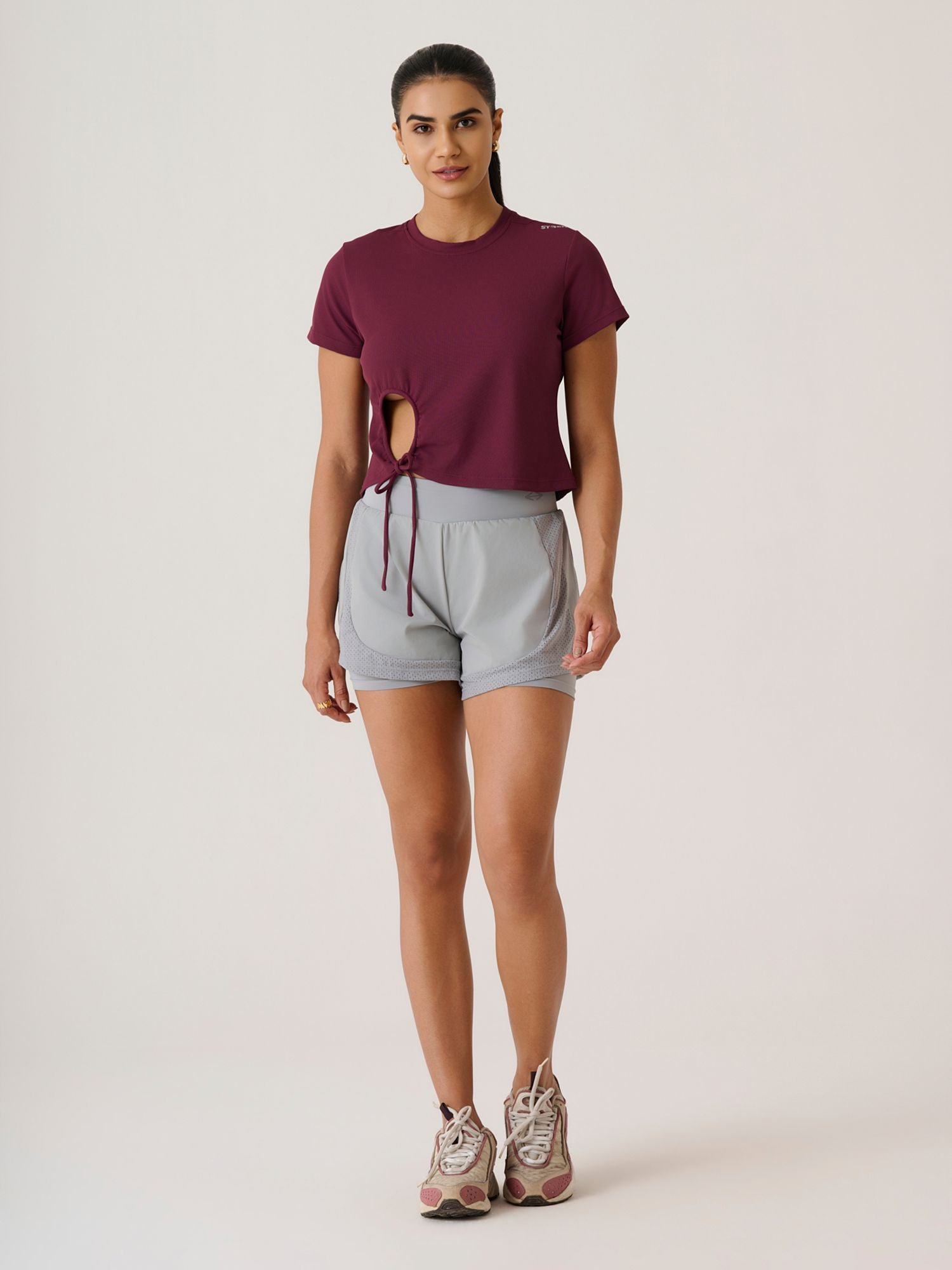 Play Core Gym Tee - MulberryWine