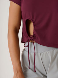 Play Core Gym Tee - MulberryWine