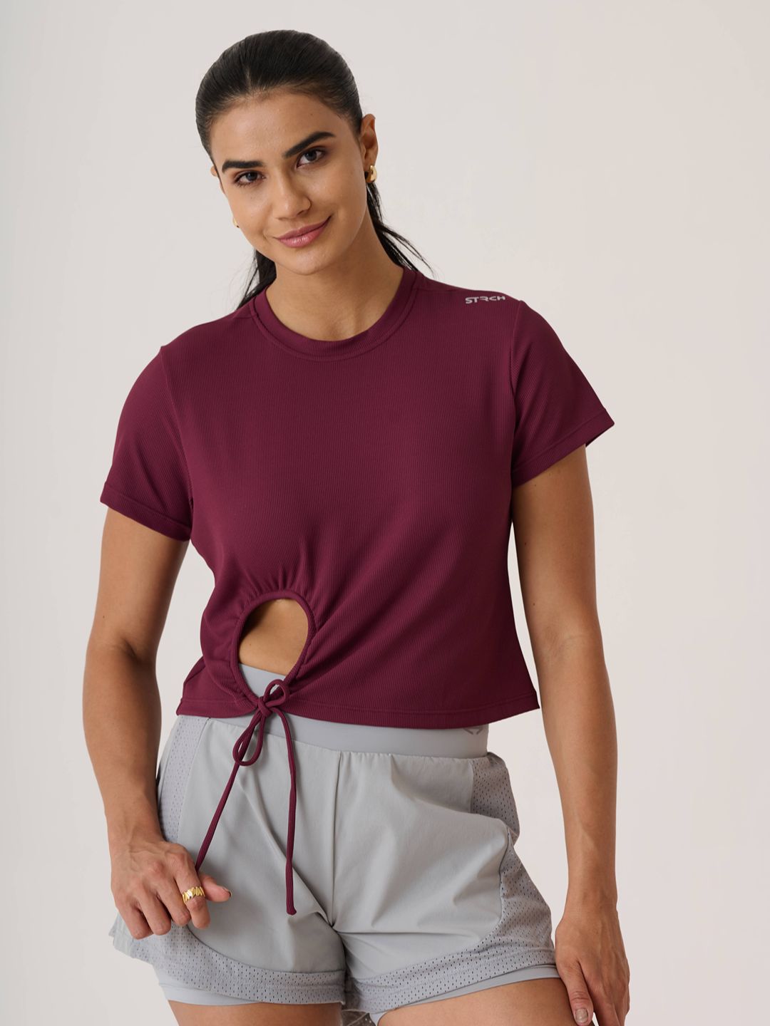 Play Core Gym Tee - MulberryWine