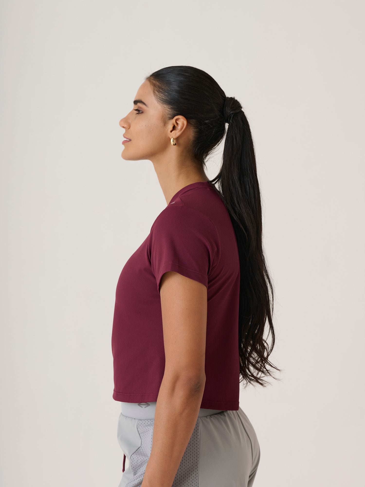 Play Core Gym Tee - MulberryWine
