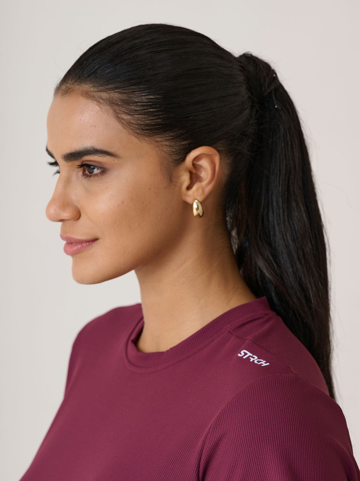 Play Core Gym Tee - MulberryWine