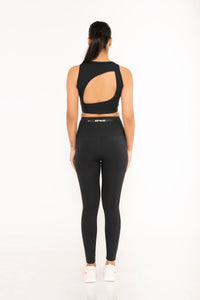 StrchFlex Workout Leggings - Black - 5