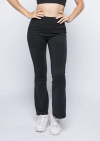 Gym Flare Pants - Black