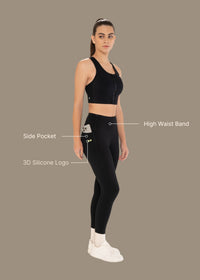StrchFlex Power soft Leggings - Black - 3