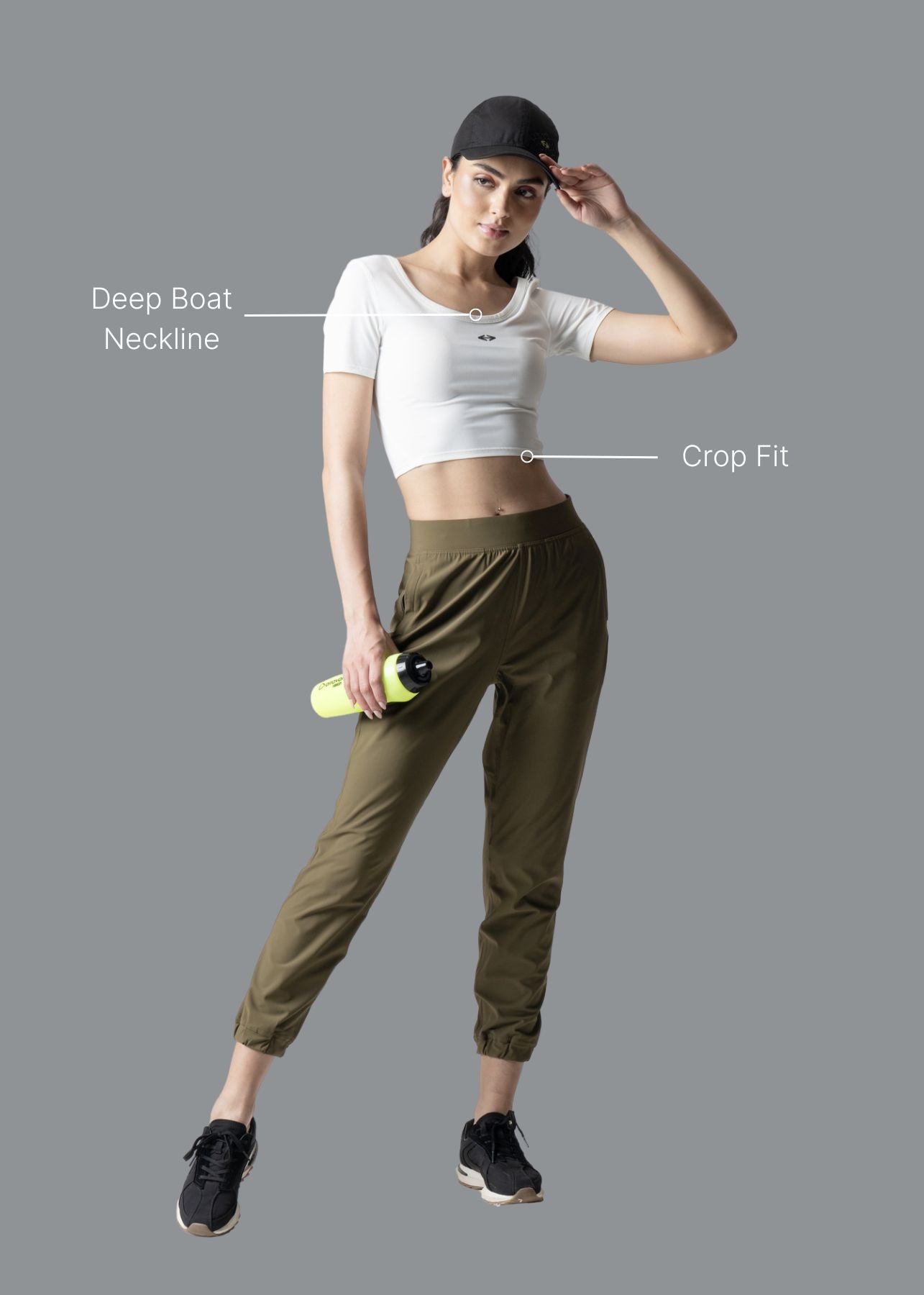 Everyday basic crop top - White - 2