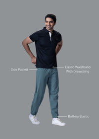 Men Athletic Active Joggers Pine - 2