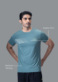 Men Slim Fit Tshirt Pine - 2