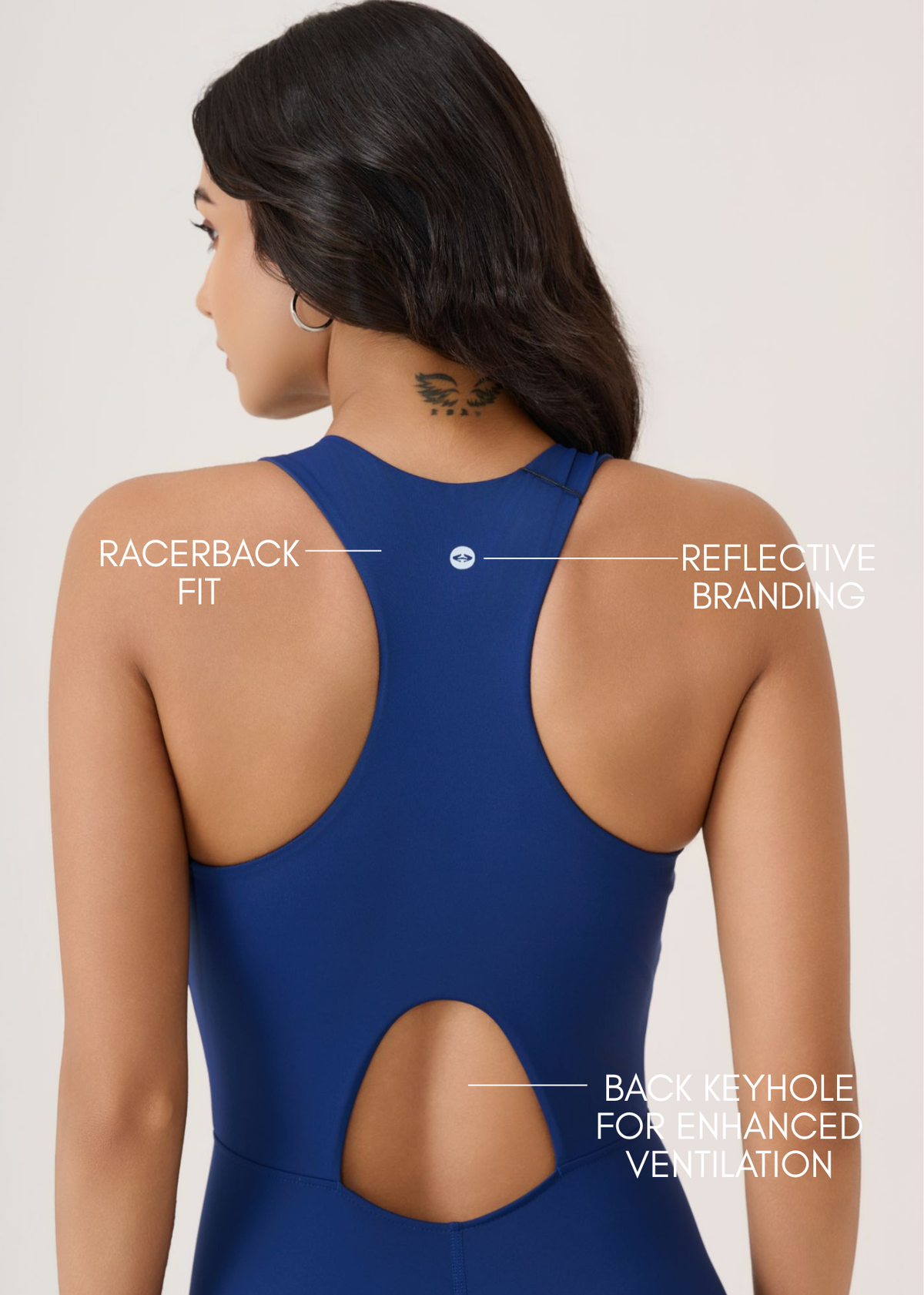 PlayCore Sculpting Jumpsuit-Navy