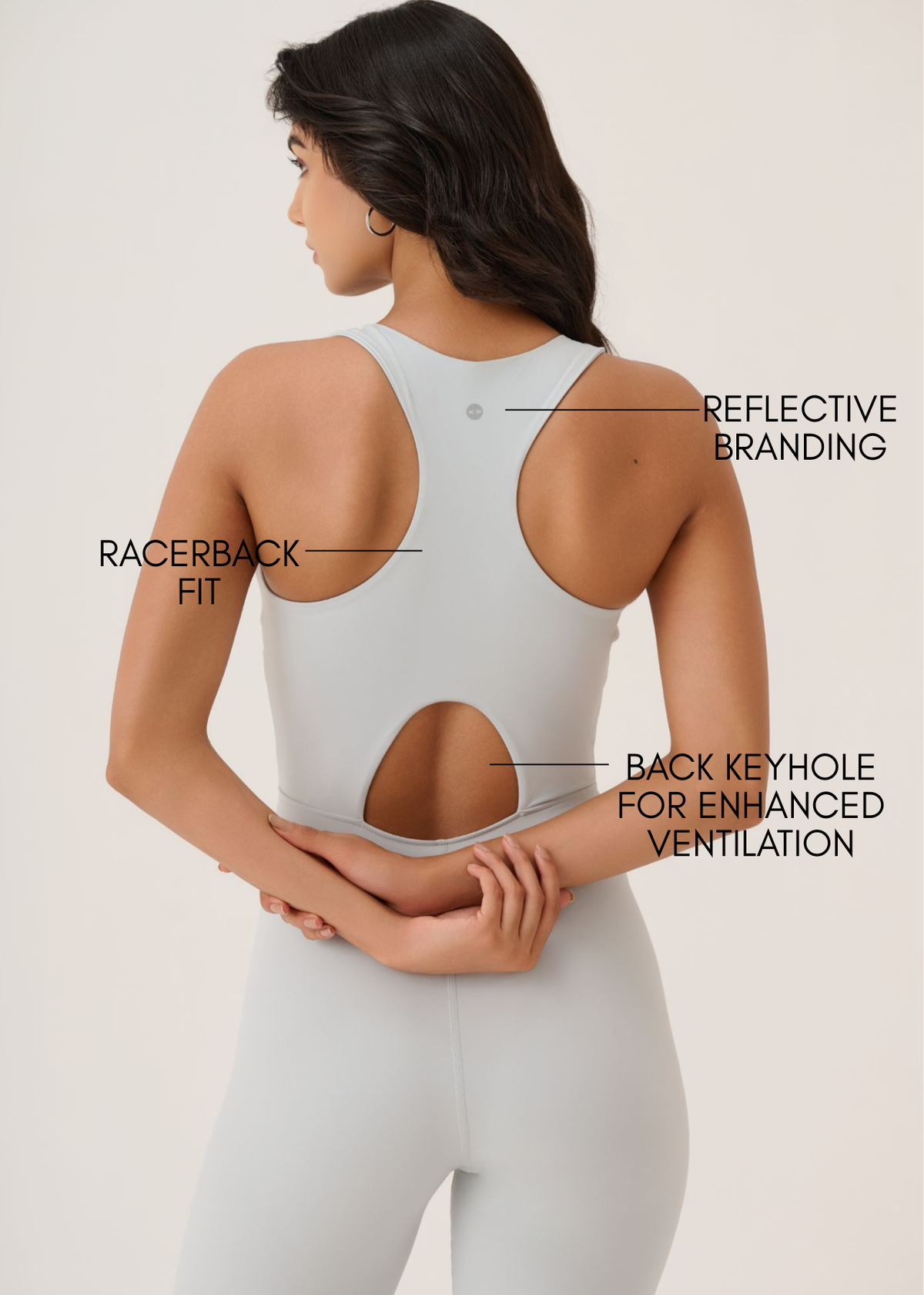 PlayCore Sculpting Jumpsuit-Grey