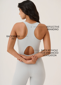 PlayCore Sculpting Jumpsuit-Grey
