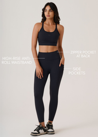 Reflective CoreActive Leggings- Slim Fit - Black