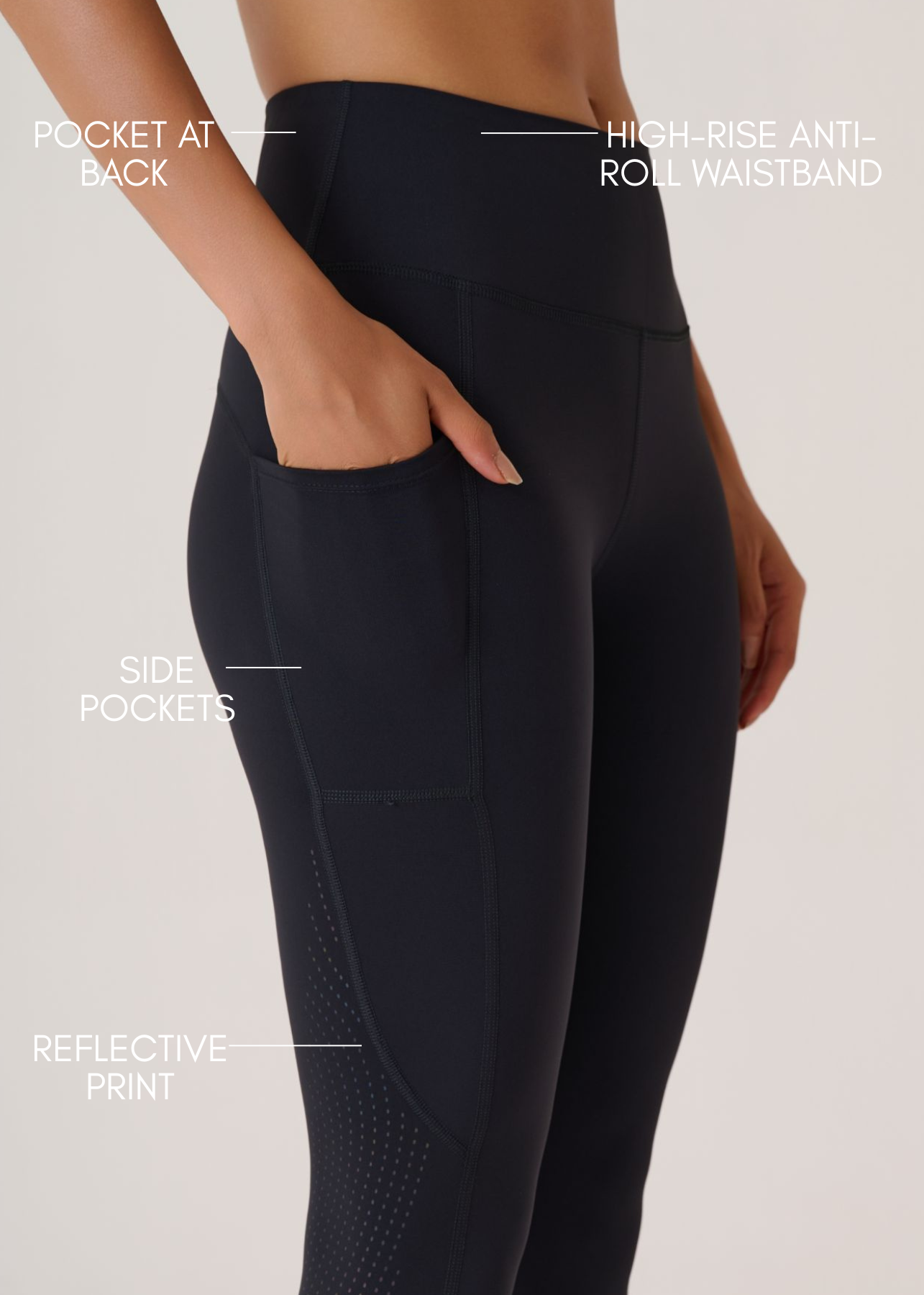 Functional CoreActive Leggings - Slim Fit - Black