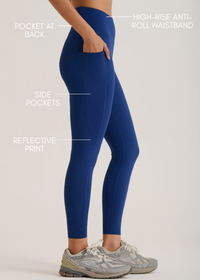 Functional CoreActive Leggings - Slim Fit - Navy