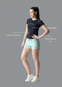 Women Running T Shirt - Black - 2