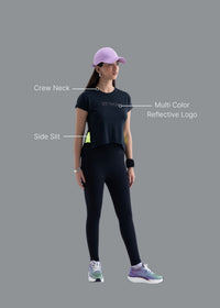 Women Performance Top Black - 2