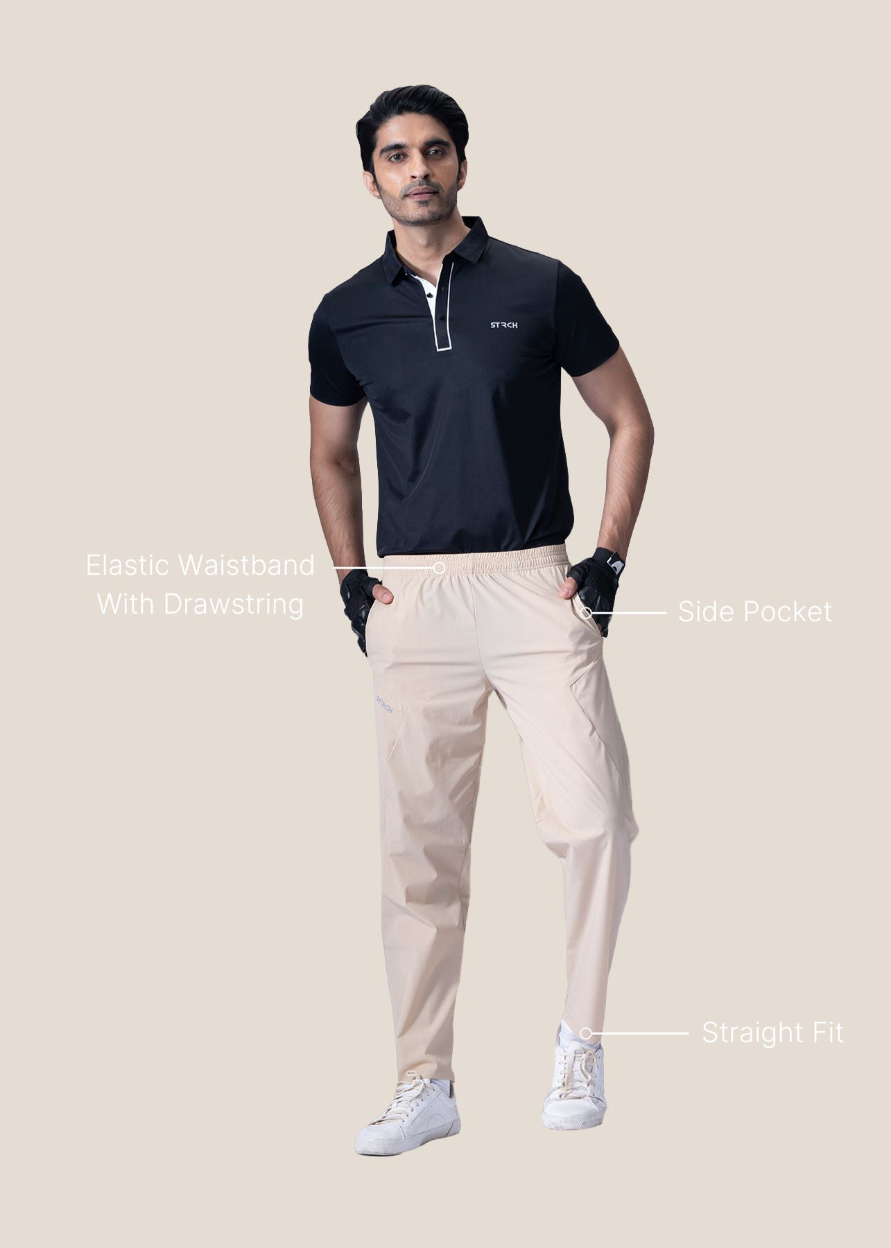 Men Titanflex Pants Irish Cream - 3