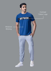 Men Athletic Tee Navy - 3
